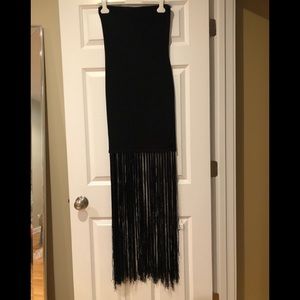 Venus Strapless Black Dress